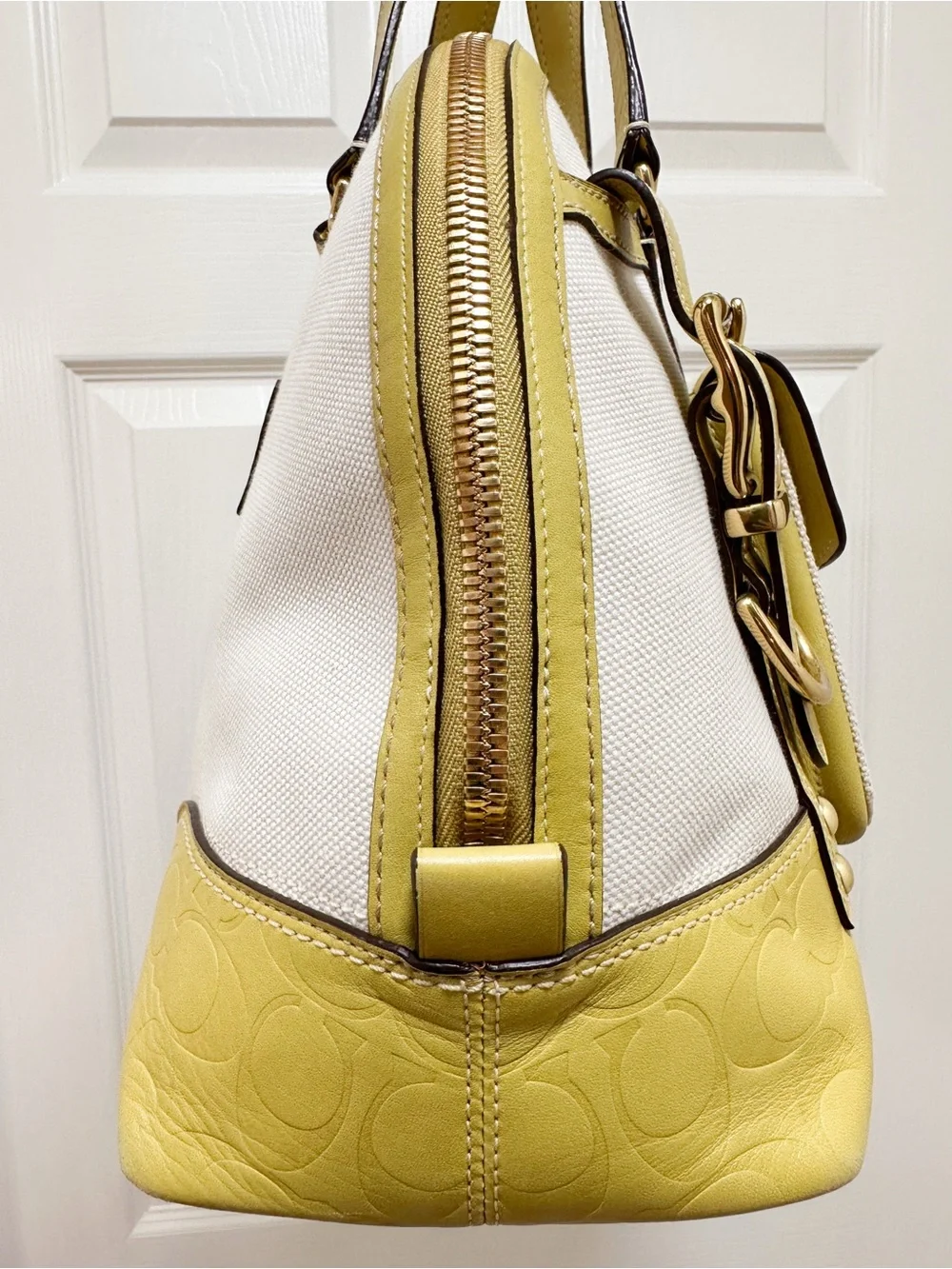 Coach Hamptons Miranda Weekender Carryall Large Satchel Travel Bag